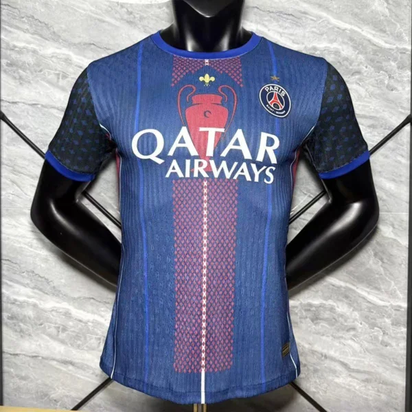 PSG Style Soccer Jersey Elite Navy Blue Hechter
