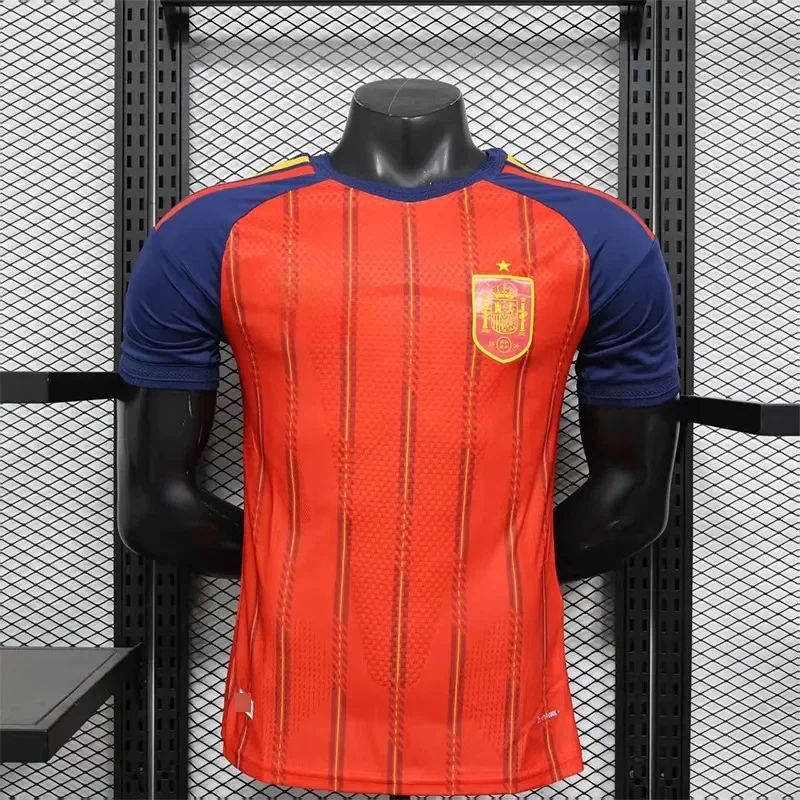 Wholesale Spain Style Soccer Jersey 2026 Red & Navy Edition