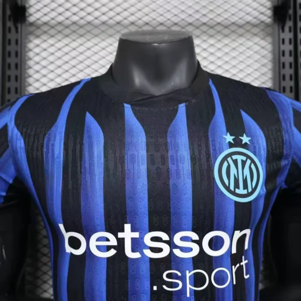 2026 Inter Milan Style Home Soccer Jersey - Elite Nerazzurri Blue & Black Football Shirt - Unbranded High-Performance Teamwear
