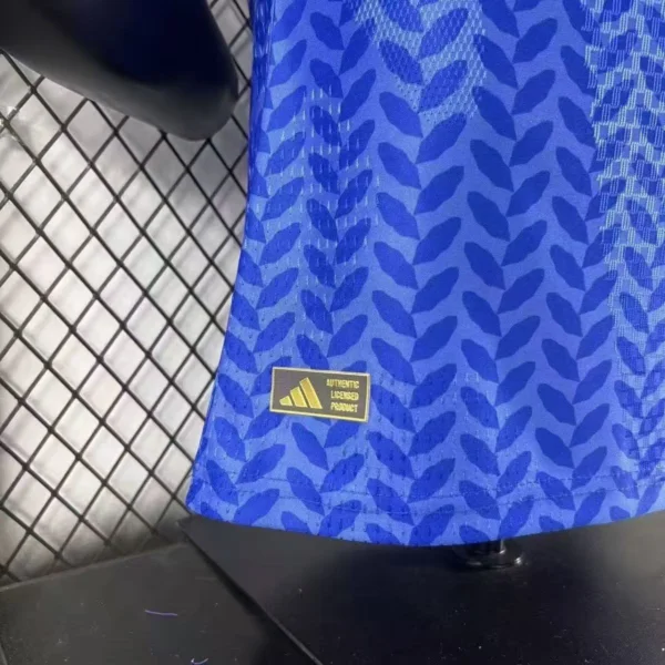 jerseyforge-italy-jersey-authentic-licensed-tag-gold 2026 Italy Style National Team Soccer Jersey - Azure Blue Leaf Edition - Unbranded High-Performance Teamwear