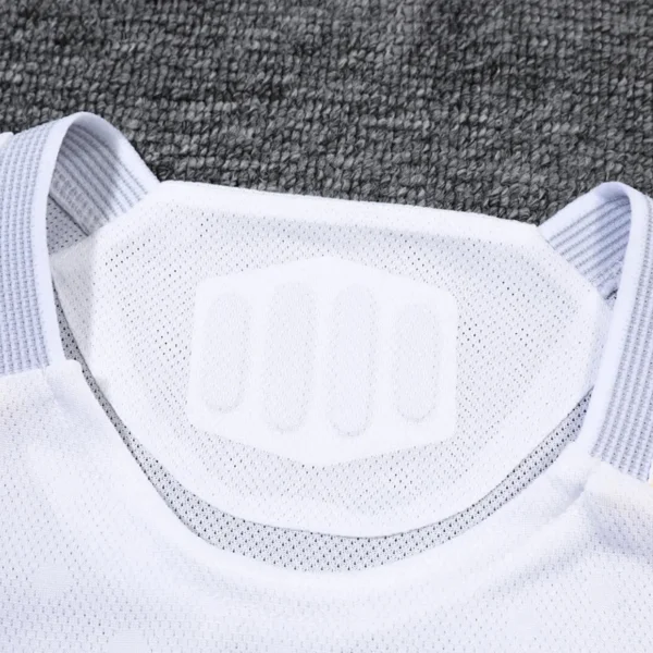 jerseyforge-real-madrid-jersey-back-neck-breathable 2026 Real Madrid Style Home Soccer Jersey - Elite White & Pink Football Shirt - Unbranded High-Performance Teamwear